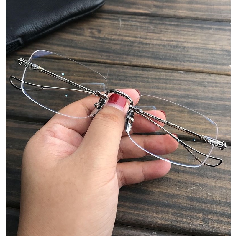 【-0°~-600°Kính Cận Thị Không Gọng Siêu Nhẹ Chống Ánh Sáng Xanh Cho Nam Và Nữ