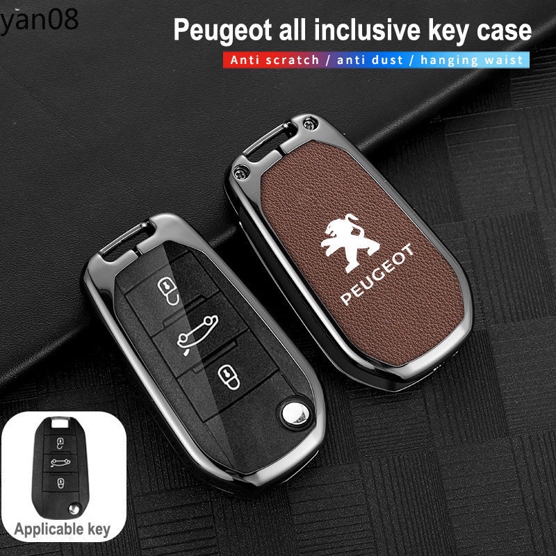 Ốp Bảo Vệ Chìa Khóa Xe Hơi Peugeot 208 3008 307 308 508 408 2008 4008 5008 For Citroen C3 C4 C5 C6 C8 CACTUS C3-XR DS3 DS4 DS5