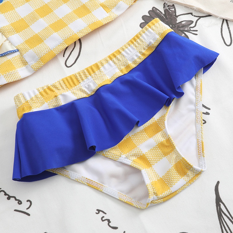 Đồ bơi trẻ em mẫu mới 2023 Đồ bơi rời lá sen tươi trẻ cho bé gái Đồ bơi đi biển suối nước nóng