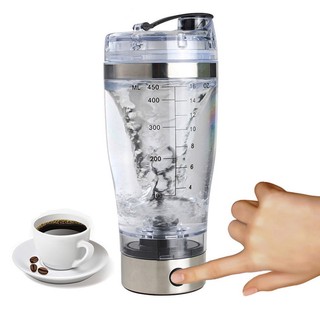 Bình lắc protein chạy điện usb mini 450ml / 600ml