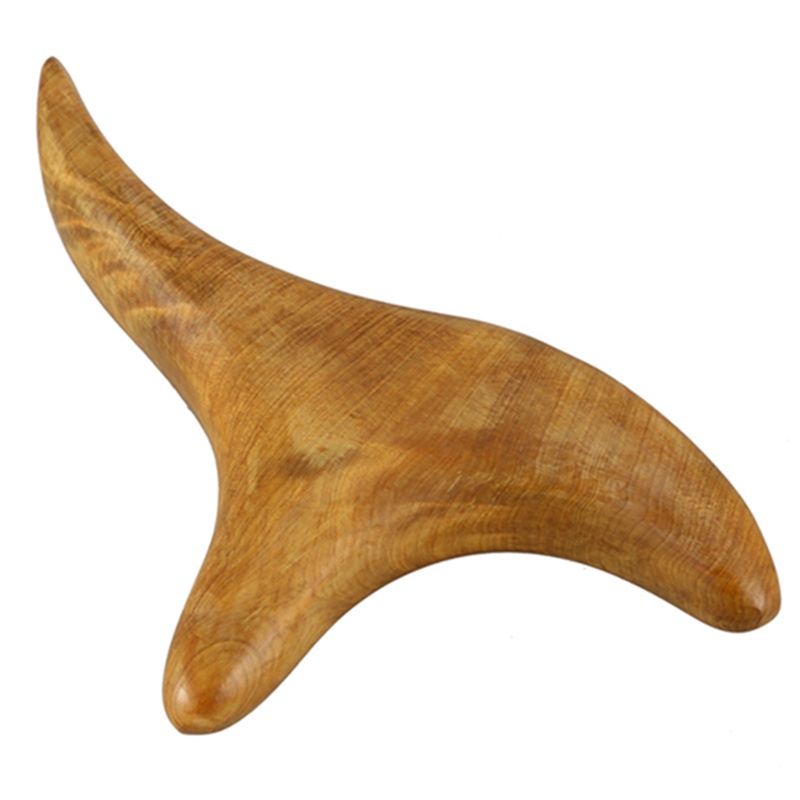 Dụng Cụ Mát Xa Chân / Cổ / Cơ Thể Bằng Gỗ Hình Tam Giác Giúp Lưu Thông Máu Và Đốt Cháy M