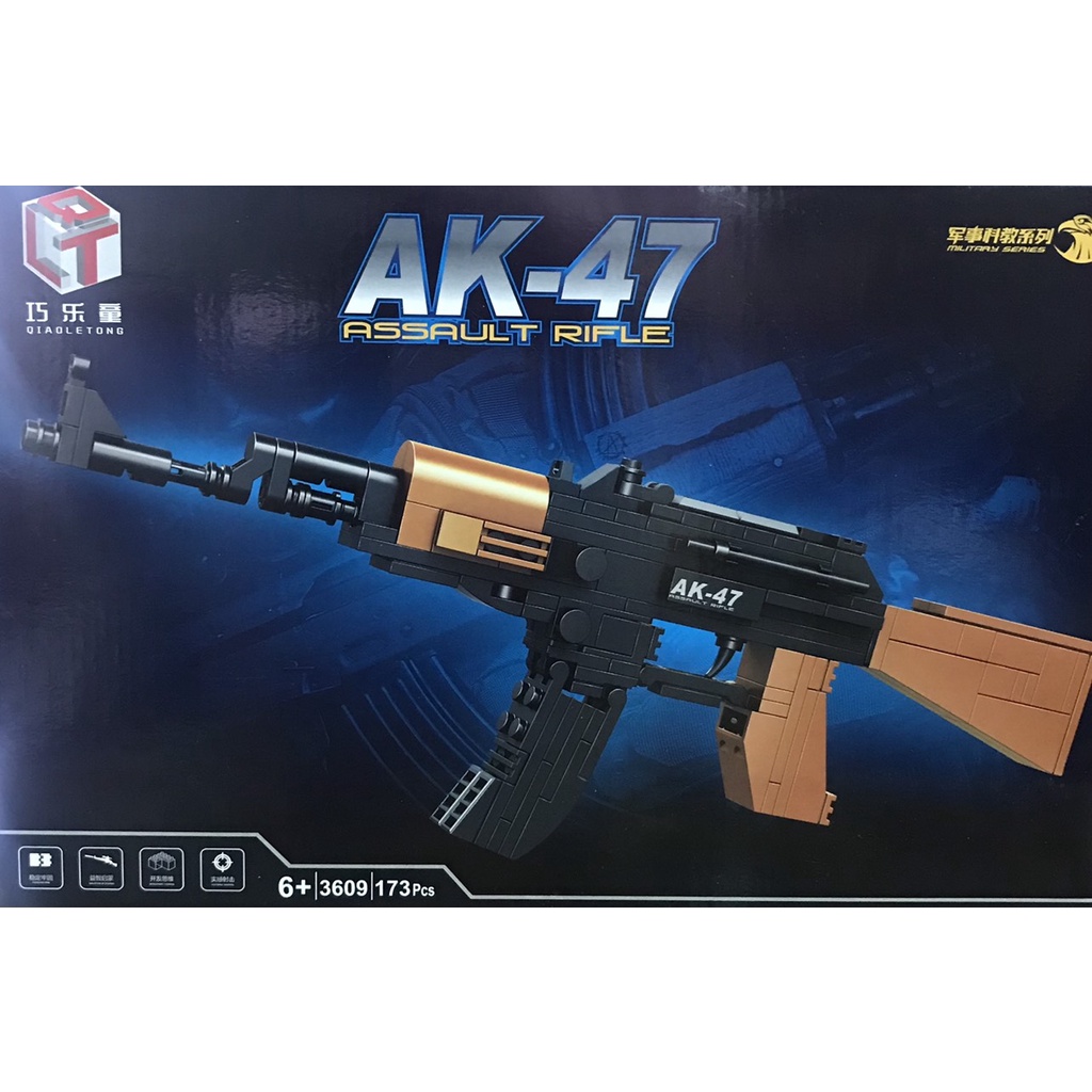 ĐỒ CHƠI LẮP RẮP LEGO MÔ HÌNH SÚNG AK47,TRONG GAME PUBG CSGO FREE FIRE - KUN SHOP - ĐỒ CHƠI TRÍ TUỆ