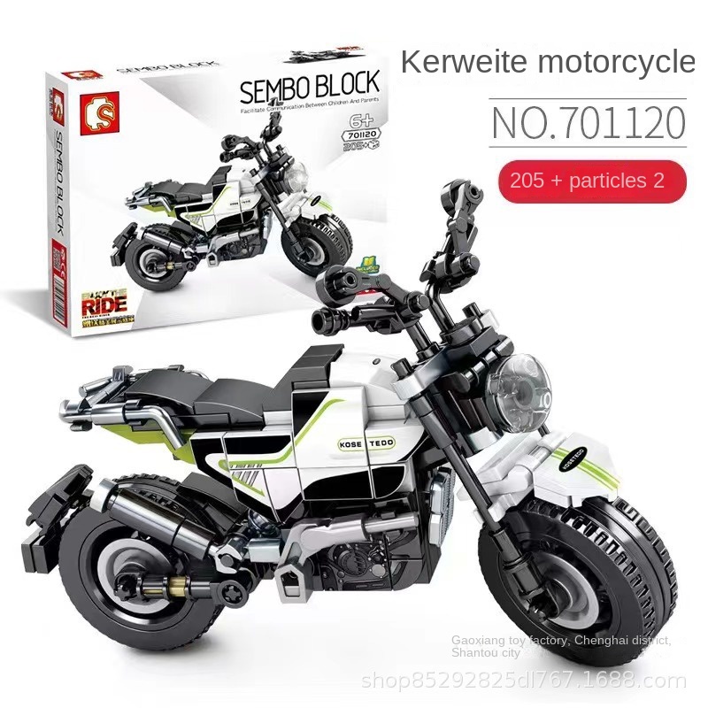 Xe máy Bộ Đồ Chơi Lắp Ráp LEGO Xe Mô Tô Vui Nhộn Cho Bé