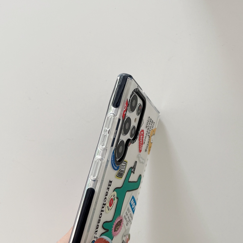 Ốp Điện Thoại TPU Hình Khủng Long Cho Samsung s23ultra s23 s22 + s22ultra s21 21 + s21ultra s20 s20 + s20ultra