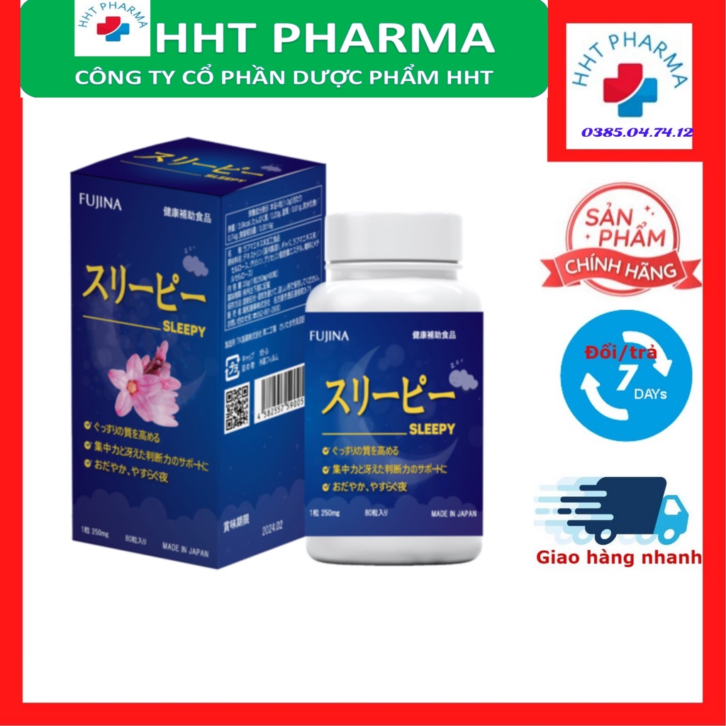 Viên hỗ trợ ngủ ngon SLEEPY Nhật Bản