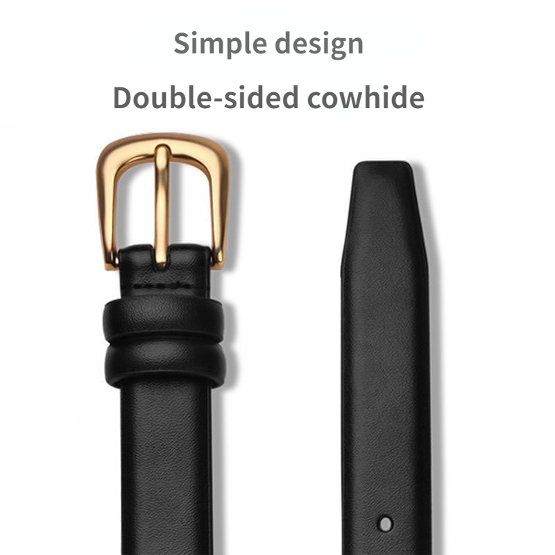 Thắt Lưng Da Bò 100% Phù Hợp Với Nữ 22-33 "Thắt Lưng) - 118