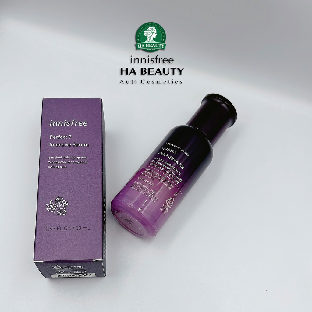 Tinh chất chống lão hóa chuyên sâu 9 loại thảo mộc innisfree Perfect 9 Intensive Serum 50 ml