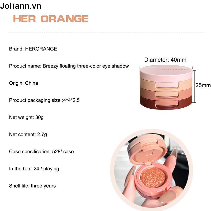 🎐Joliann🎐Bảng Phấn Bắt Sáng / Má Hồng 3 Trong 1 Đa Năng Màu Lì / Ánh Ngọc Trai Lấp Lánh Dành Cho Nữ