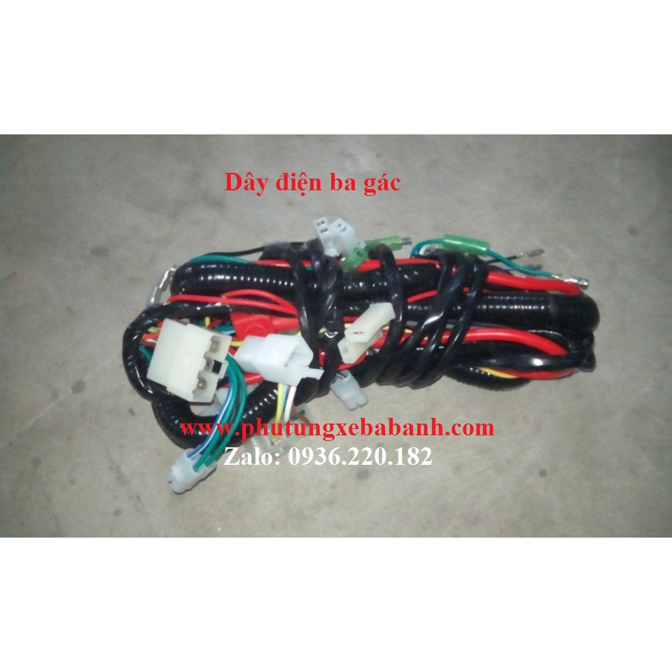 DÂY ĐIỆN XE BA GÁC