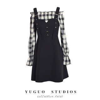 [ ORDER ] Váy liền áo kẻ caro 2in1 dáng xoè tiểu thư Bigsize S-4XL ( Ảnh thật ở cuối )