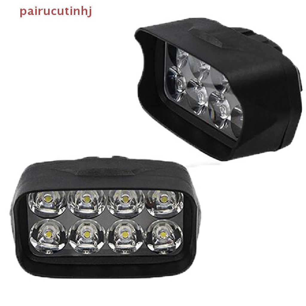 1 Cặp Đèn Pha 8 Bóng LED Siêu Sáng Chất Lượng Cao Cho Xe Hơi Xe Máy