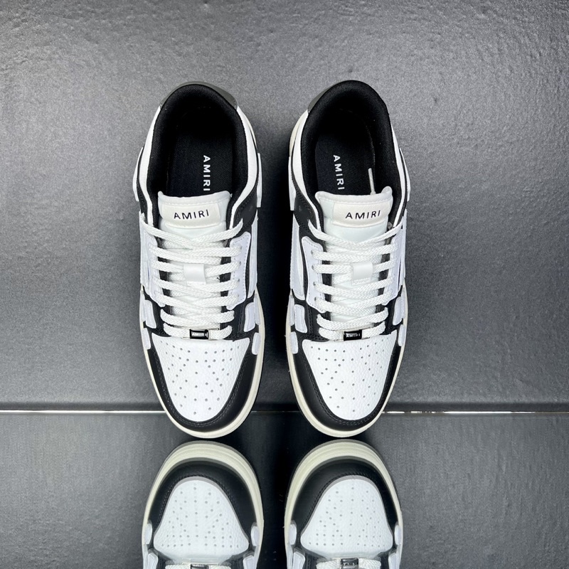 GIÀY THỂ THAO SNEAKER AMIRI TRẮNG ĐEN ĐẾ NGÀ PHONG CÁCH CỖ ĐIỂN | TẶNG KÈM BỘ QUÀ TẶNG GIÁ TRỊ