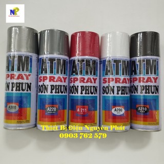 Sơn xịt atm spray cầm tay - có đủ màu sắc