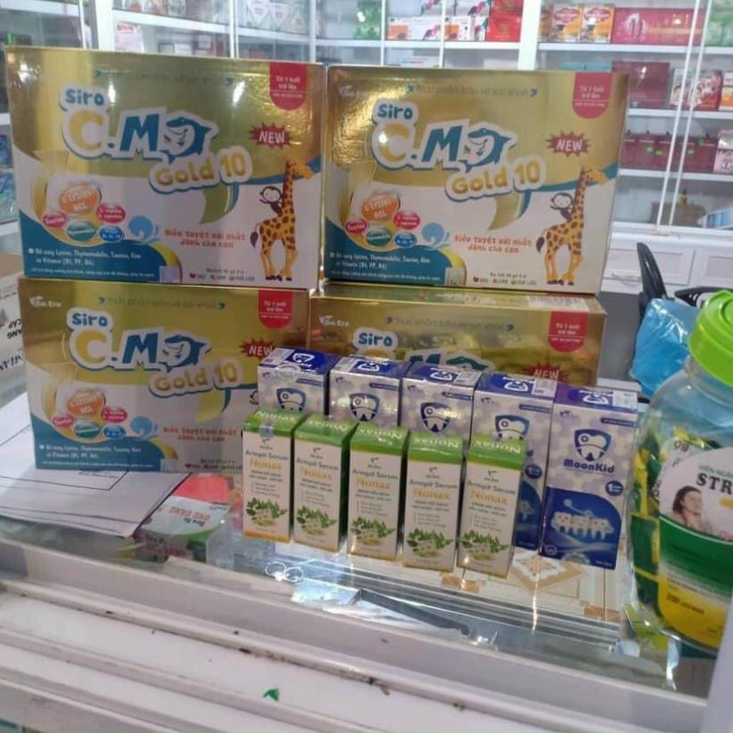 Siro cá mập Gold X10, siro ăn ngon ngủ ngon tăng sức đề kháng cho bé lên cân tự nhiên hết táo bón