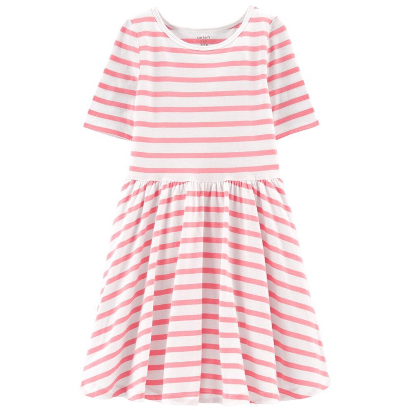 Váy bé gái hiệu C,arter chất cotton váy dáng xòe.