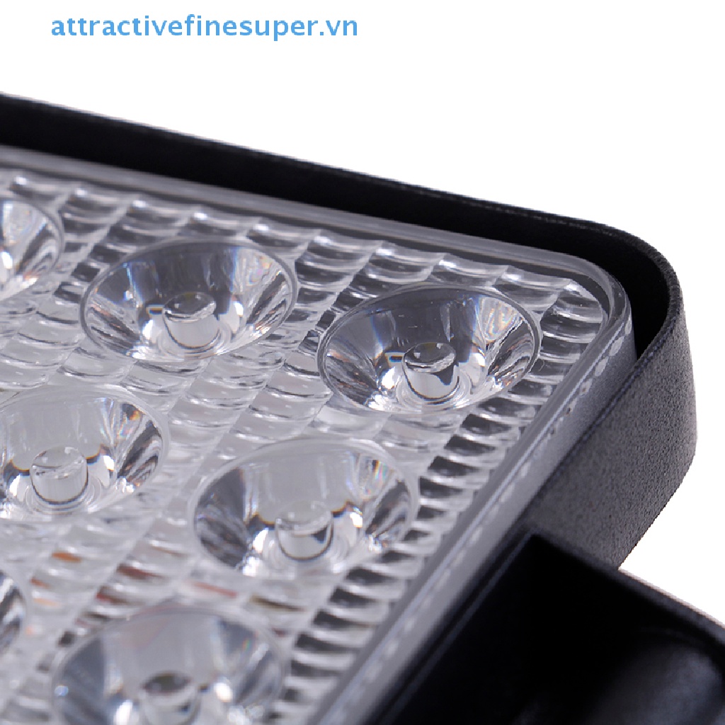 Đèn LED Vuông 4 Inch 48W 12V 24V Cho Xe Tải Áo Khoác Thời Trang Trẻ Trung Cá Tính