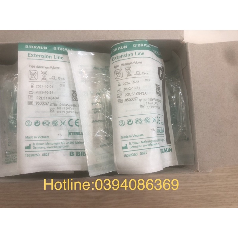 Dây Nối Bơm Tiêm Điện B/Braun 75cm