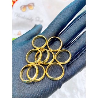 Nhẫn trơn 24k mạ vàng đủ size