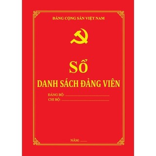 SỔ DANH SÁCH ĐẢNG VIÊN