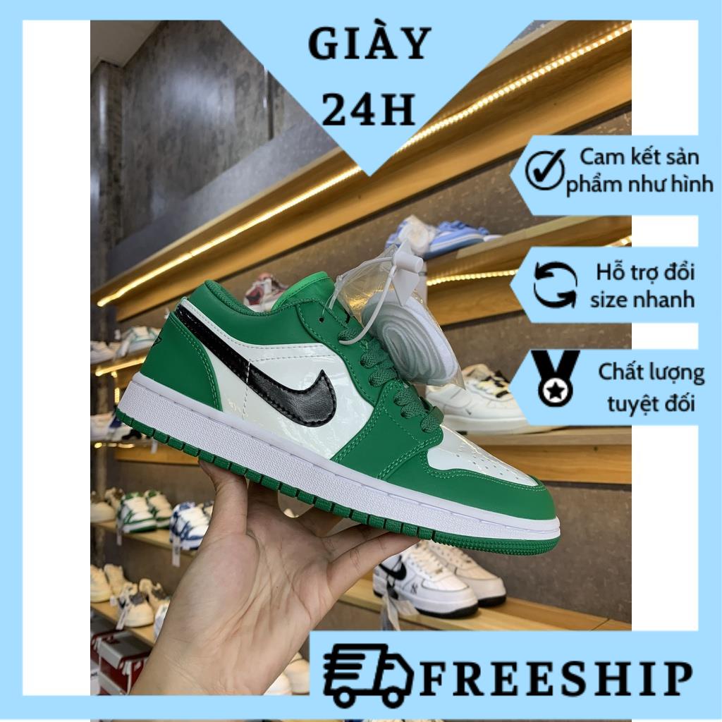 (FREESHIP, VIDEO ẢNH THẬT) Giày JD low Xanh Lá Bóng