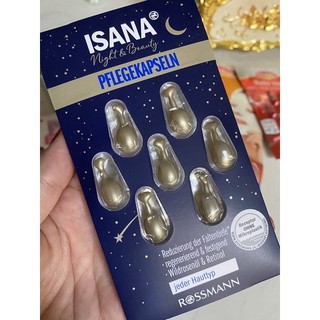Viên Nang Serum Dưỡng Da Ban Đêm Isana Chính Hãng Đức