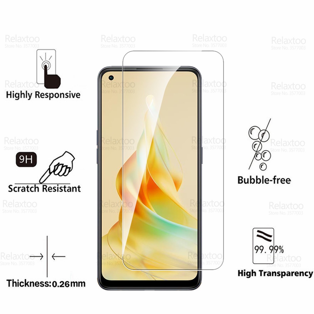 Set 2 Kính Cường Lực Bảo Vệ Màn Hình Điện Thoại Oppo Reno8 T Reno 8T 8 T T8 Reno8T 4G 6.43 "CPH2481