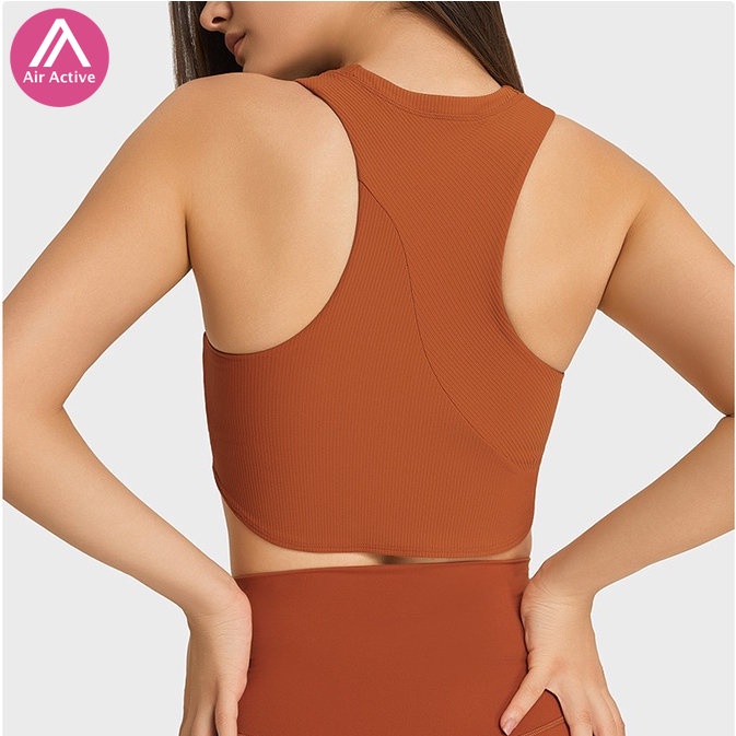 Air active Áo Ngực Thể Thao Cổ Cao Có Gân