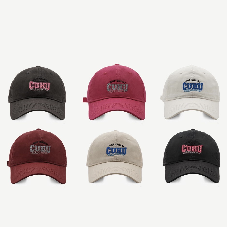 Mũ MG STUDIO thêu họa tiết chữ CUHU với 8 màu tuỳ chọn