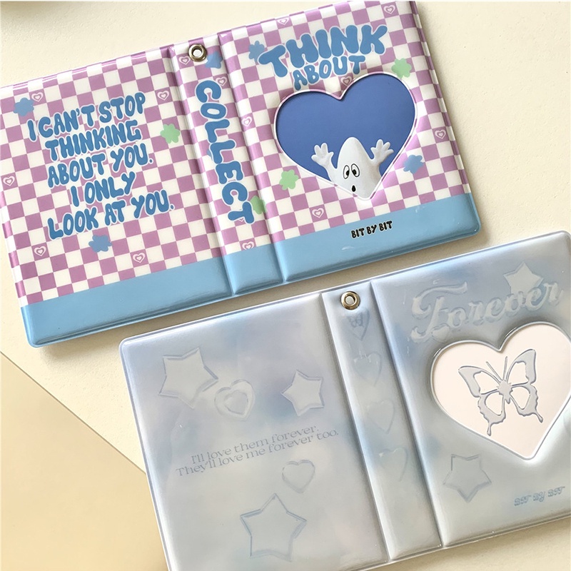 Hộp Đựng Thẻ Ảnh 80 Ngăn 3 Inch Thiết Kế Hình Thần Tượng Ngọt Ngào