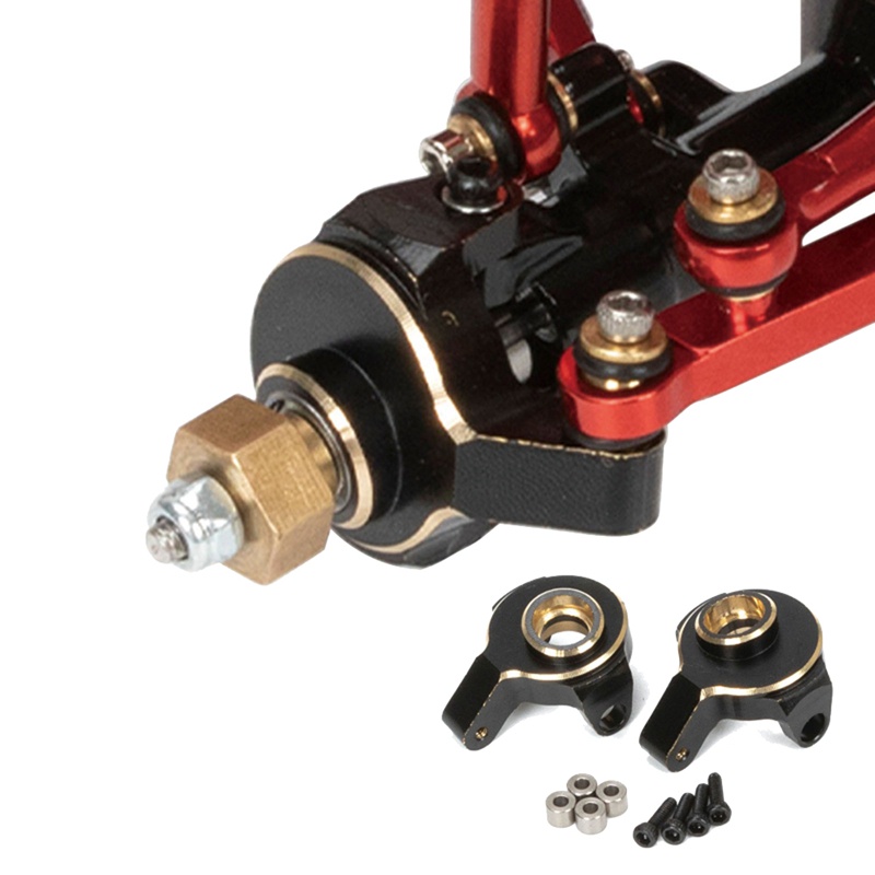 Bộ 2 Tay Lái Bằng Đồng Thau Cho Xe Điều Khiển Từ Xa Axial SCX24 90081 AXI00001 Axi0002 1 / 24