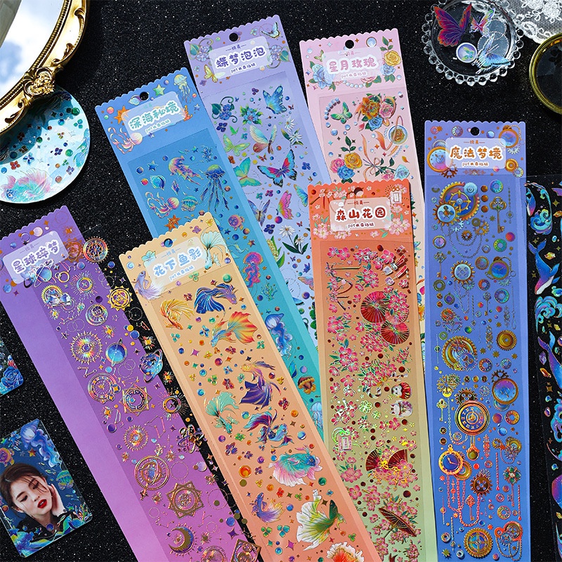 1 Tờ Sticker Dán Trang Trí Chống Thấm Nước Cho Sổ Tay DIY 1 Tấm