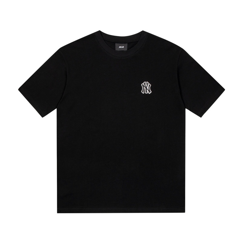 MLB Áo Thun Cotton Tay Ngắn Plus Size Cho Nam Nữ