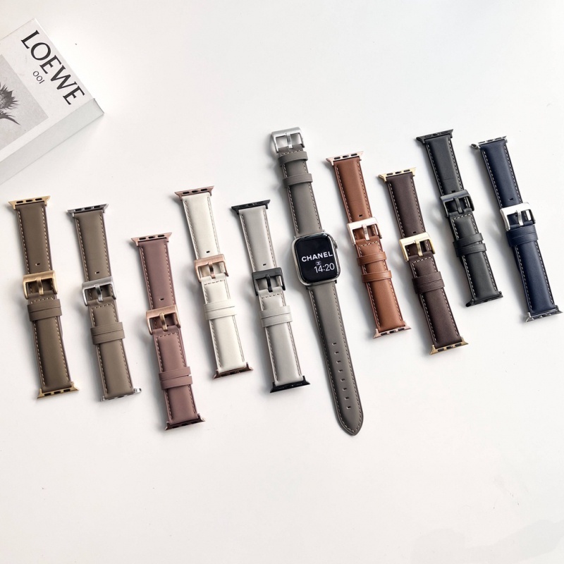 Dây Đeo Bằng Da Cao Cấp Cho iWatch Series 8 / 7 / 6 / SE / 5 / 4 / 3 / 2 / 1