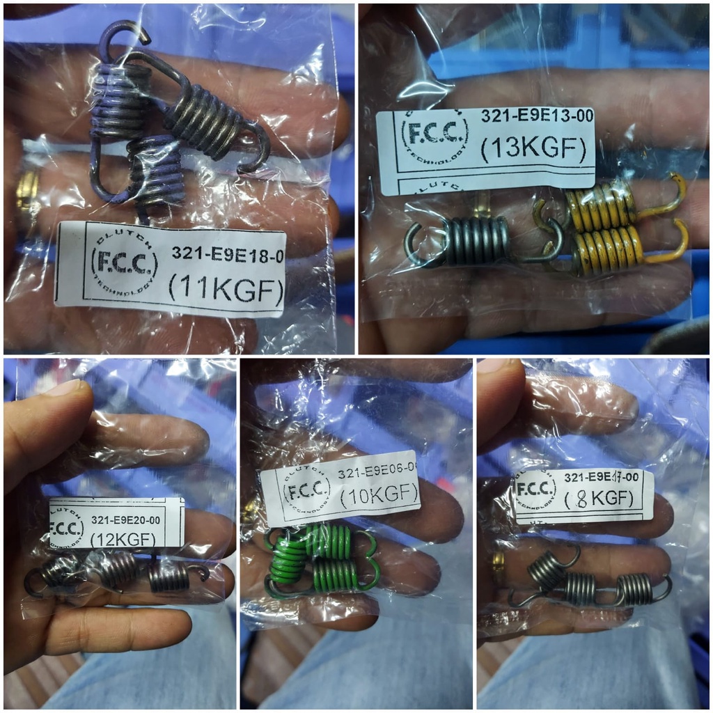 Lò xo bố 3 càng FCC 8KG/10KG/11KG/12KG/13KG  cho xe Honda PCX AB 125/150 VAIRO, SH MODE, SH, VISION, LEAD