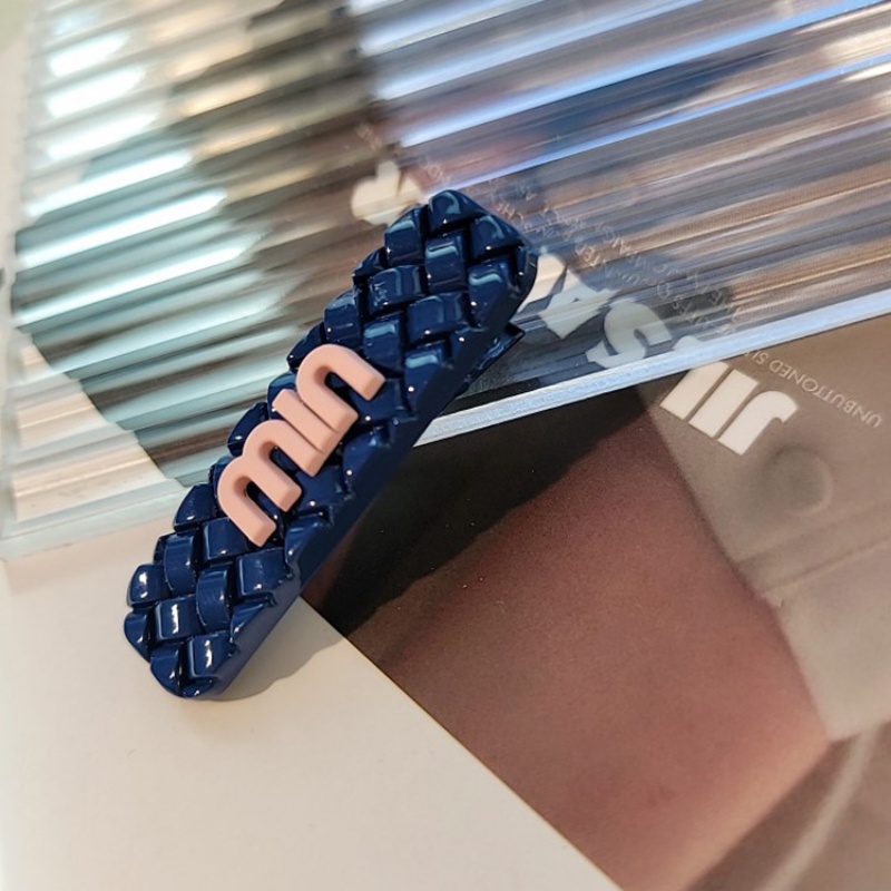 Kẹp Tóc Nhỏ Nhắn In Chữ Lưới Hình Thoi Màu Sắc Ngọt Ngào Phong Cách Hàn Quốc Ins