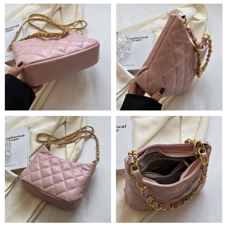 Túi đeo dưới cánh tay Phối Dây Xích Thời Trang 2023 Cho Nữ