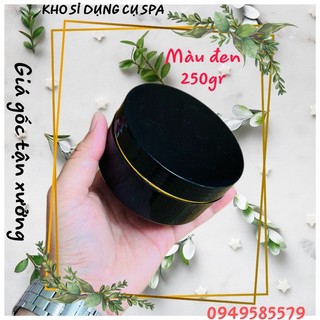 HỦ ĐỰNG KEM BODY 200gr [Màu đen]