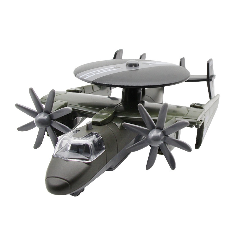 Mô Hình Máy Bay Mô Phỏng Có Âm Thanh Và Ánh Sáng E-2C Cảnh Báo Sớm Hawkeye Bằng Hợp Kim
