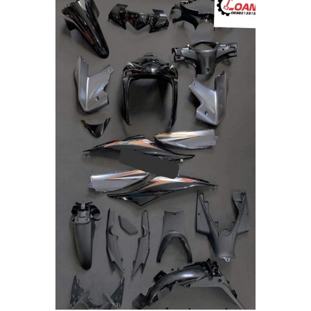 DÀN ÁO, VO NHỰA XE WAVE S 110 MÀU ĐEN HÀNG ZIN CHÍNH HÃNG HONDA _ SHOP PHỤ TÙNG HONDA