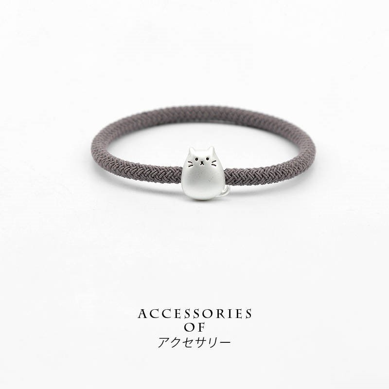 Dây Buộc Tóc Cao Su Họa Tiết Dễ Thương Phong Cách Hàn Quốc Cho Cặp Đôi