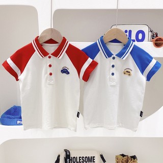 Áo polo tay ngắn cotton lacoste thời trang mùa hè dành cho trẻ em cao cấp