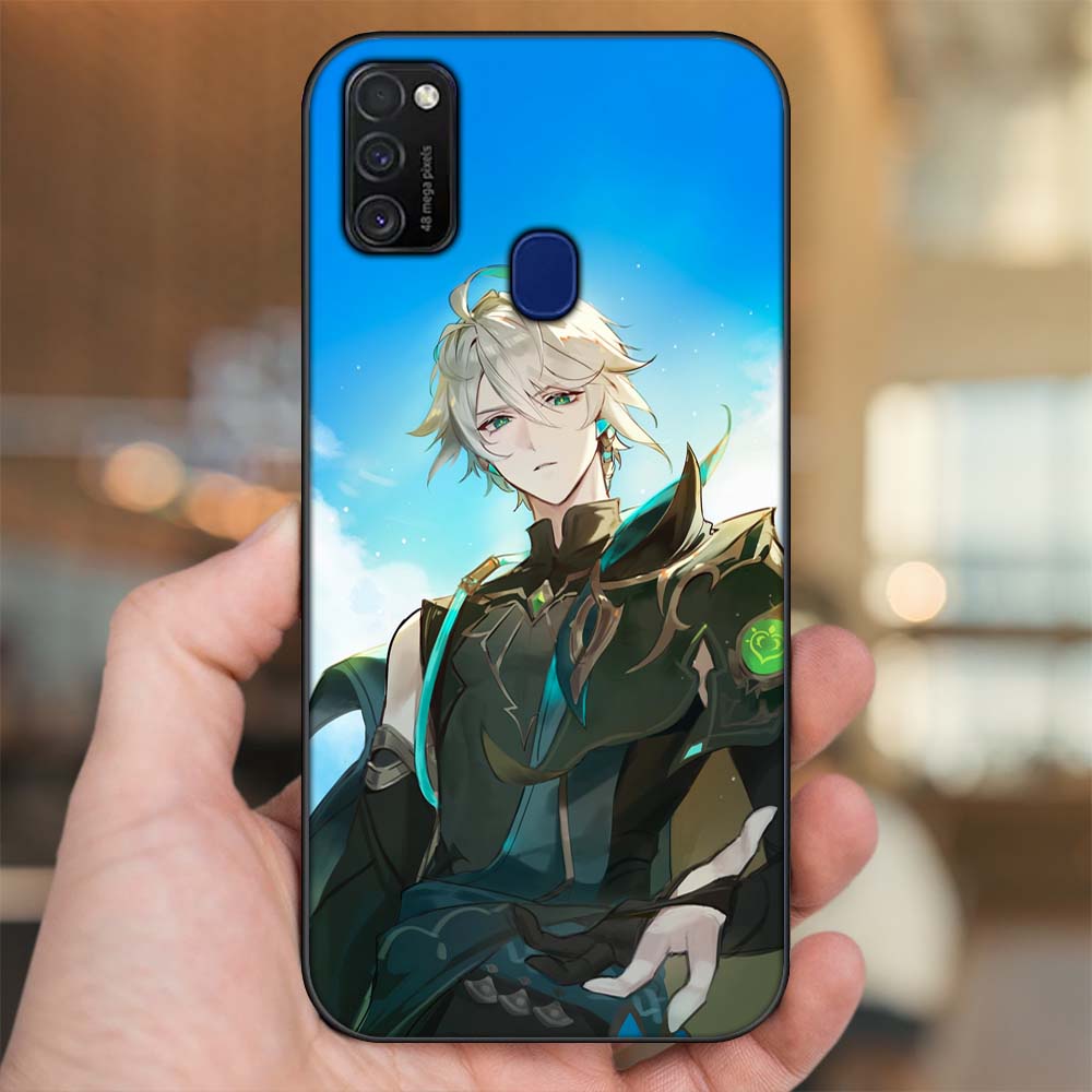 Ốp lưng Samsung M21, M30S viền đen in hình Alhaitham Genshin Impact