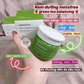 Kem Dưỡng Innisfree Trà Xanh