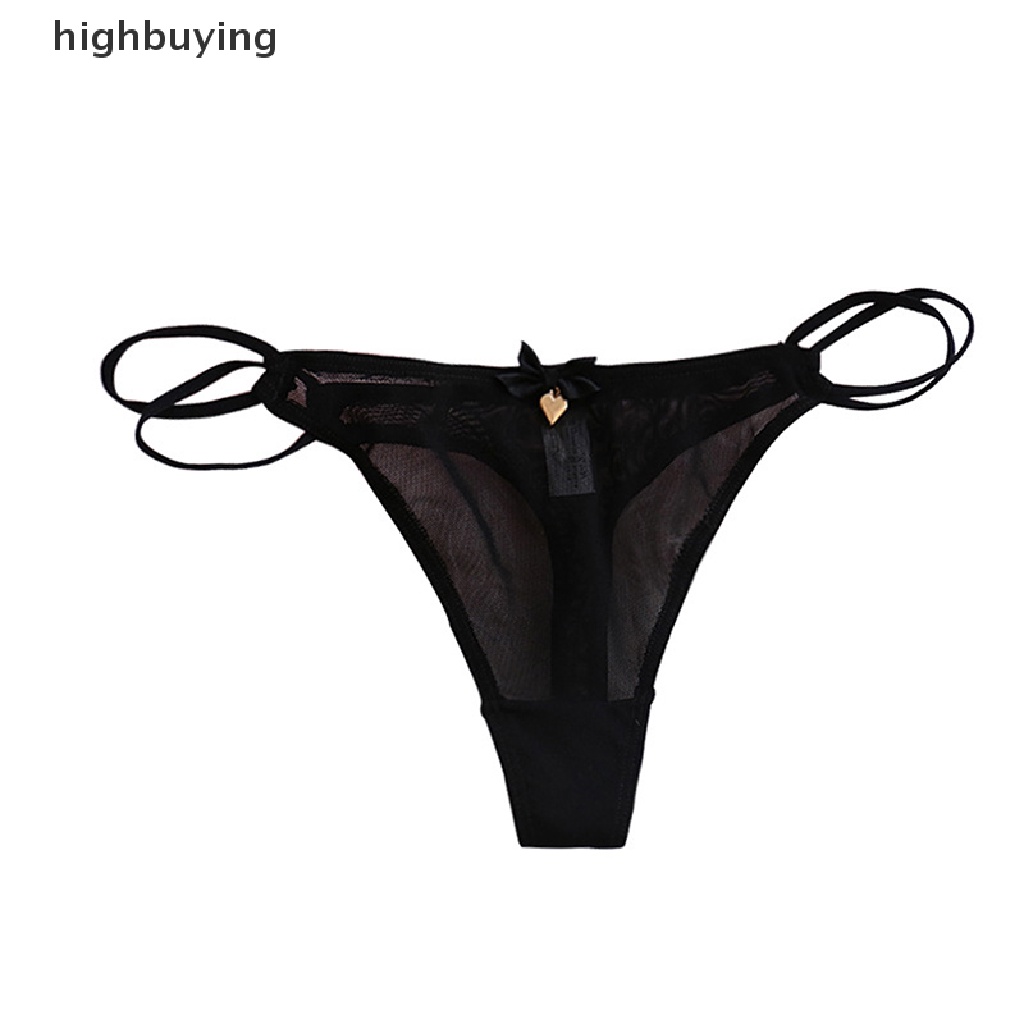 Quần Lót Chữ T Phối Lưới Hở Lưng Gợi Cảm Cho Nữ