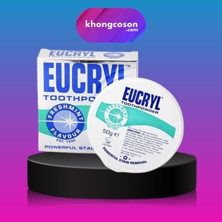 Eucryl Bột Trắng Răng Tẩy Trắng Răng Eucryl Toothpowder 50g - Khongcoson
