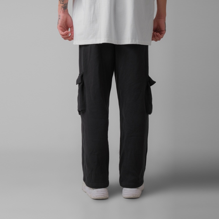 Quần cargo pants nam nữ túi hộp màu đen cao cấp Xfire, quần ống rộng nam nữ unisex form suông mùa hè thể thao hip hop | BigBuy360 - bigbuy360.vn