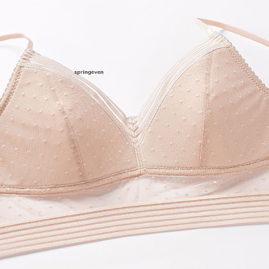 Áo Lót Nâng Ngực Chữ U Lưng Thấp Không Gọng Phối Ren Hoa Duyên Dáng