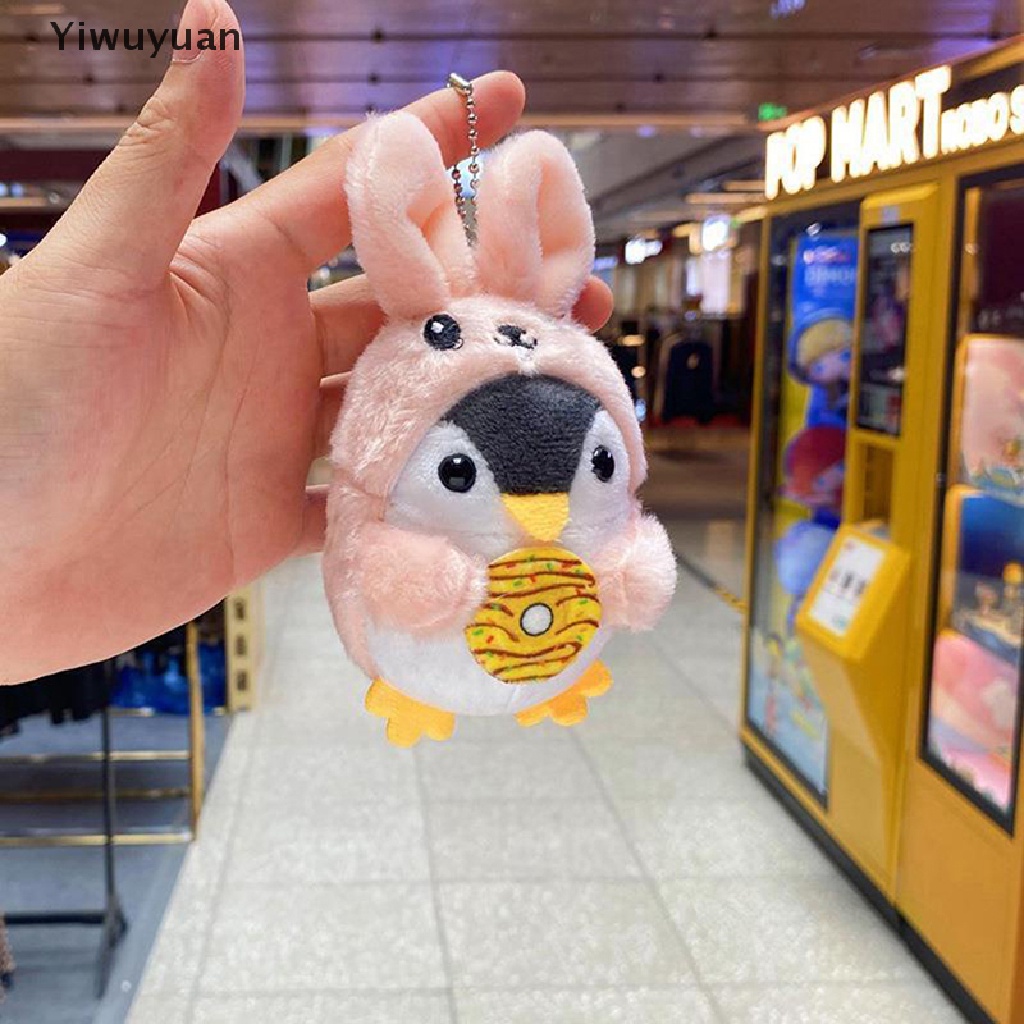 Móc Khóa Hình Chim Cánh Cụt Nhồi Bông Dễ Thương