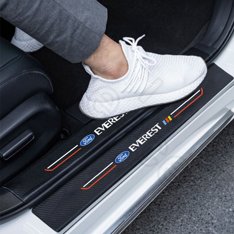 Sieece Cho Ford Everest Miếng Dán Tay Nắm Cửa Ô Tô Sợi Carbon Miếng Dán Hõm Cửa Ô Tô Chống Xước Trầy Xe Hơi Dán Xe Trang Trí ô Tô