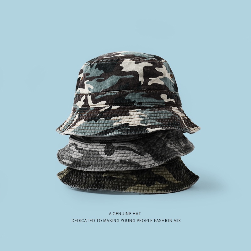 Nón Tai Bèo Chống Nắng Họa Tiết Rằn Ri Kiểu Hip-hop Nhật Hàn Cá Tính Cho Nam Và Nữ